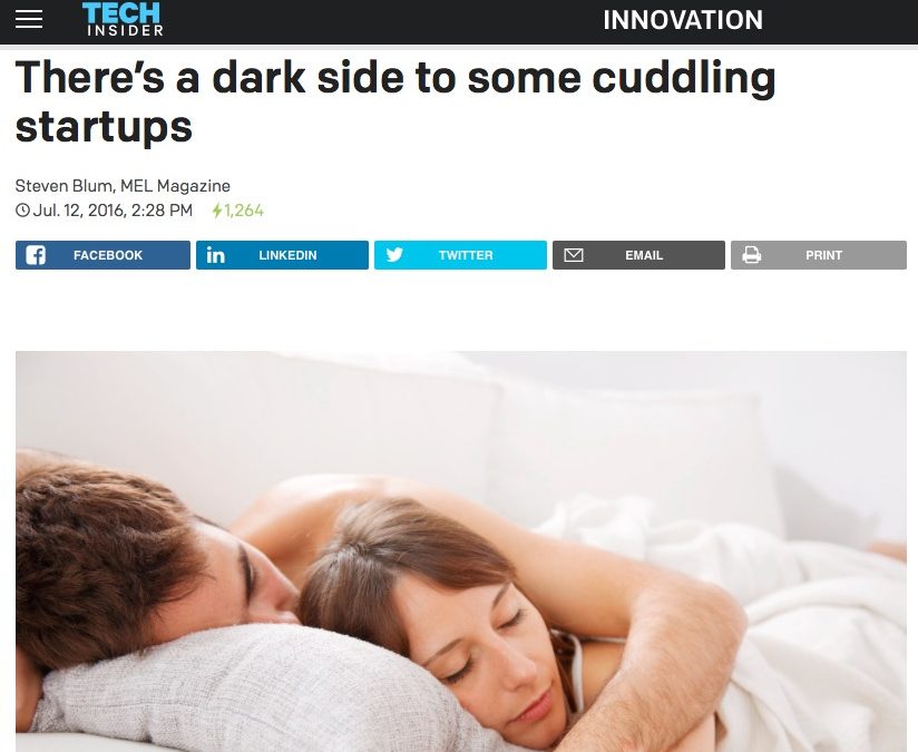 Is There a Dark Side to Cuddling Start Ups?