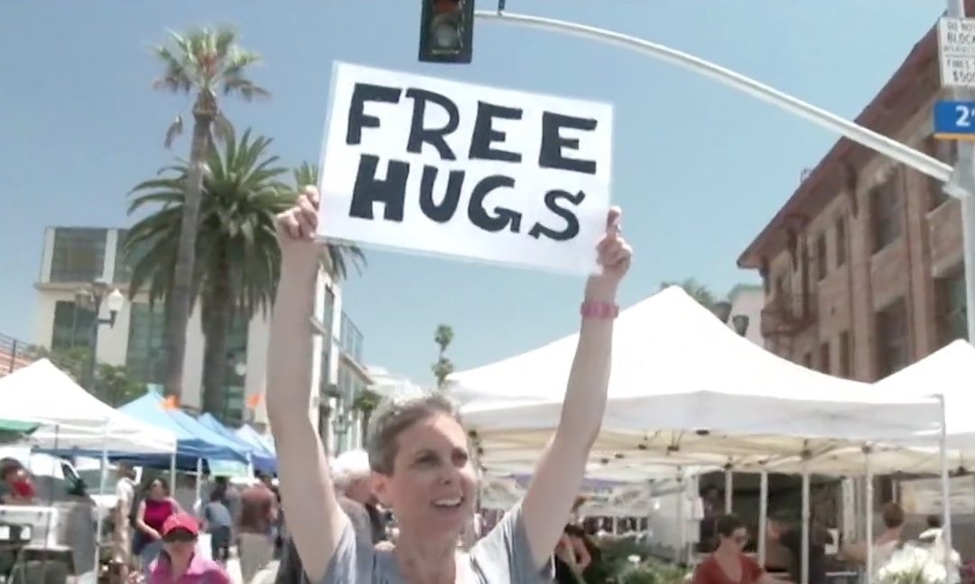 What it’s really like for me to offer free hugs (video)